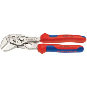 KNIPEX 86 05 150 Pliers Wrench Steel Comfort Grip 6 In | AA2MQM 10U038