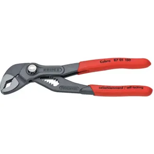 KNIPEX 87 01 150 Water Pump Pliers 6 Inch Length Red | AA2MQR 10U042