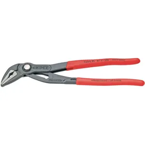 KNIPEX 87 51 250 Water Pump Pliers Extra Slim 10 Inch Length Red | AA2MQU 10U044