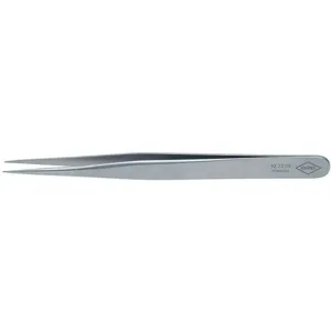 KNIPEX 92 23 05 Tweezers Needle Straight Titanium 4-3/4 | AA2MRG 10U057