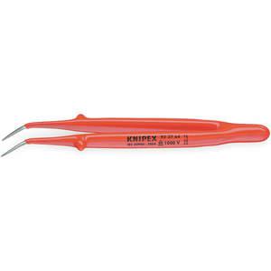 KNIPEX 92 37 64 Insulated Tweezer Bent 6 In | AB9MKE 2DYZ7