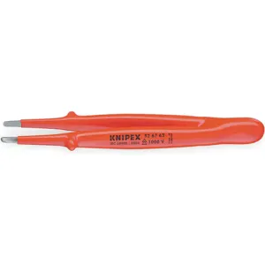 KNIPEX 92 67 63 Insulated Tweezer Straight 5 3/4 In | AB9MKF 2DYZ8