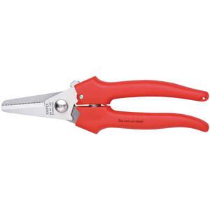KNIPEX 95 05 190 Combination Shears Straight 7-1/2 Inch Red | AA2MVR 10U144
