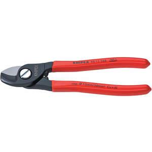 KNIPEX 95 11 165 Cable Shears 8-1/4 Inch Length 1/0 Awg Red | AA2MVT 10U145