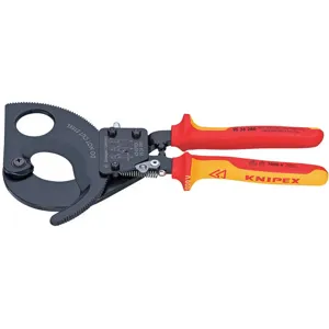 KNIPEX 95 36 280 SBA Insulated Ratcheting Cable Cutter 11 | AG9RGH 21XJ96