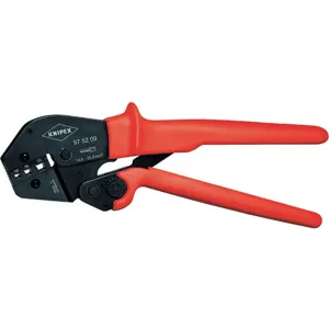 KNIPEX 97 52 09 Insulated Crimper 7-3 Awg 10 Inch Length | AB6LHU 21XK01