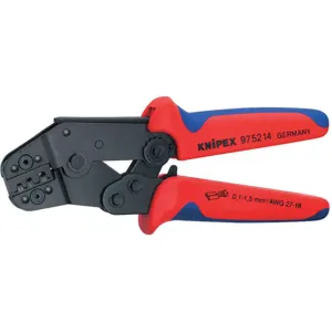 KNIPEX 97 52 14 Insulated Crimper 27-15 Awg 10 Inch Length | AA2MWP 10U167