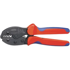 KNIPEX 97 52 33 Insulated Crimper 20-7 Awg 8-3/4 Inch Length | AA2MWQ 10U168