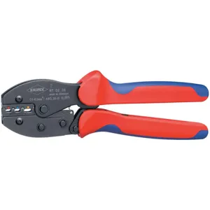 KNIPEX 97 52 36 Insulated Crimper 20-10 Awg 8-3/4 Inch Length | AA2MWU 10U171