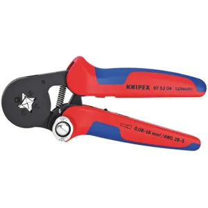 KNIPEX 97 53 04 Insulated Crimper 28-7 Awg 10 Inch Length | AA2MWY 10U177