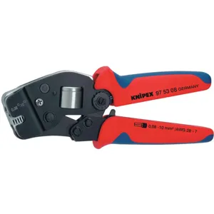 KNIPEX 97 53 08 Insulated Crimper 28-7 Awg 7-1/2 Inch Length | AA2MWZ 10U178