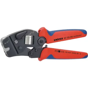 KNIPEX 97 53 09 Insulated Crimper 28-7 Awg 7-1/2 Inch Length | AA2MXA 10U179