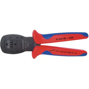 KNIPEX 97 54 24 Insulated Crimper 32-20 Awg 7-1/2 Inch Length | AA2MXC 10U181