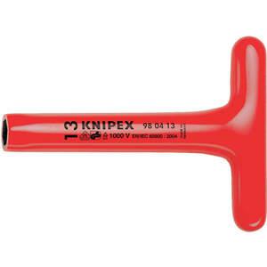 KNIPEX 98 04 13 Steckschlüssel T-Griff isoliert 13 mm 8 Zoll | AA2FML 10G256