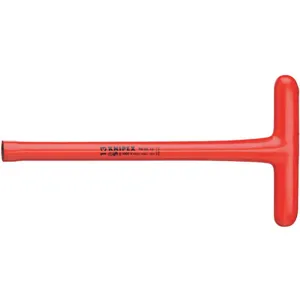 KNIPEX 98 05 13 Nut Driver T-handle Insulated 13mm 12 In | AA2FMQ 10G260