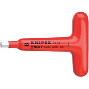 KNIPEX 98 14 05 Insulated Hex Key T 5mm 4-3/4 Inch Length | AA2FMV 10G269