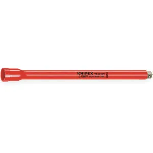 KNIPEX 98 35 250 Insulated Socket Extension 3/8 x 10 In | AB9MKL 2DZA5