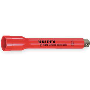 KNIPEX 98 45 125 Insulated Socket Extension 1/2 x 5 In | AB9MKQ 2DZC1