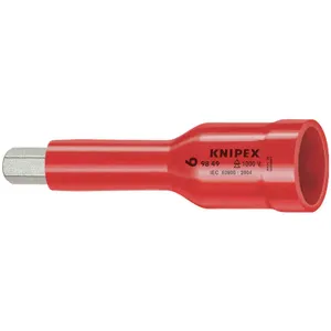 KNIPEX 98 49 05 Socket Wrench Insulated 1/2 Inch Drive 5mm | AA2FQC 10G328