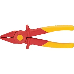 KNIPEX 98 62 01 Insulated Pliers 7-3/32 Inch 1-5/16 Inch Jaw | AF7LJC 21XK05