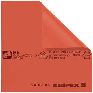 KNIPEX 98 67 10 Insulated Mat 39-3/8 x 39-3/8 Inch Red | AA2FQZ 10G350