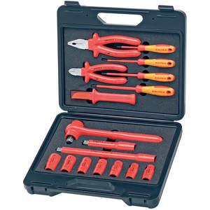 KNIPEX 98 99 11 Insulated Tool Set 17-pieces 1/2 Inch | AD6HJA 45J345