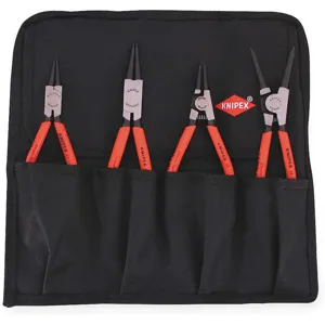 KNIPEX 9K 00 19 53 US Retaining Ring Plier Set Int/Ext 4 PC | AC9UAV 3JXP4