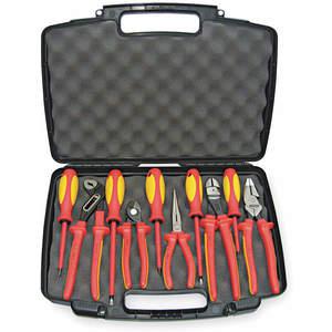 KNIPEX 9K 98 98 31 US Insulated Tool Set 10-pieces | AB9MLK 2DZE1