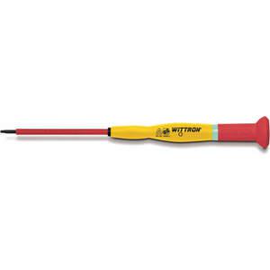 KNIPEX 9T 89933 Insulated Screwdriver Slotted 3/32 Inch Rd | AA2HGE 10K152
