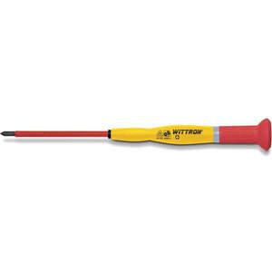 KNIPEX 9T 89941 Insulated Screwdriver Phillips #0 Round | AA2HGH 10K155
