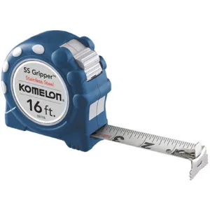 KOMELON SS116 Stainless Steel Tape Measure 1 Inch x 16 Feet | AF4CQN 8R804