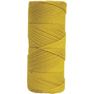 KRAFT TOOL CO. BC342 Masons Line 500 Feet Braided Nylon Yellow | AD4RXH 43Y573