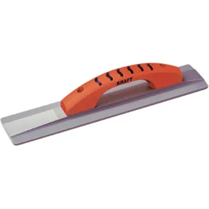 KRAFT TOOL CO. CF012PF Concrete Hand Float Square Edges 12 Inch Length | AH8DRP 38LY43