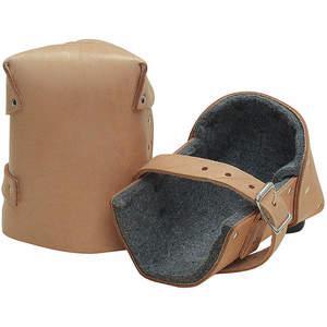 KRAFT TOOL CO. WL087 Knee Pads Leather/felt Tan - 1 Pair | AD4RVN 43Y532