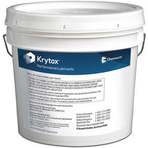 KRYTOX GPL 227 Eimer mit Korrosionsschutzfett, 20 kg, Weiß, Ptfe | AH4ZEQ 35RV27