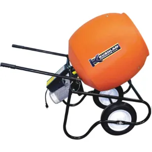 KUSHLAN PRODUCTS 600DD Wheelbarrow Cement Mixer, 6 Cubic Feet, 120V, 3/4 Hp | AF7NNA 22DA21