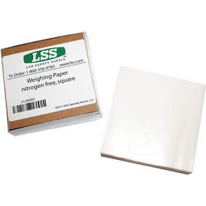 LAB SAFETY SUPPLY 12L005 Weighing Paper 3 Inch Length 3 Inch Width - Pack Of 500 | AA4FQY