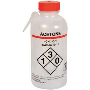 LAB SAFETY SUPPLY 24J877 Wash Bottle Acetone 500 Ml - Pack Of 4 | AB7WTU