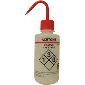 LAB SAFETY SUPPLY 24J880 Wash Bottle Acetone 500 Ml - Pack Of 6 | AB7WTX