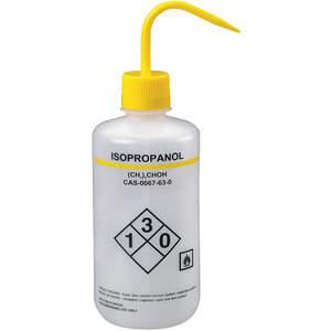 LAB SAFETY SUPPLY 24J888 Wash Bottle Isopropanol 1000 Ml - Pack Of 4 | AB7WUF