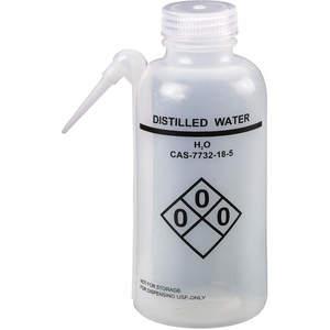 LAB SAFETY SUPPLY 24J890 Waschflasche Wasser 500 ml – 4er-Pack | AB7WUH