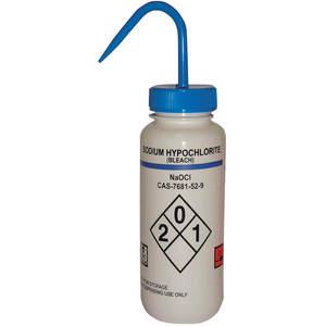 LAB SAFETY SUPPLY 24J908 Waschflasche Bleichmittel 500 ml – 6er-Pack | AB7WVB