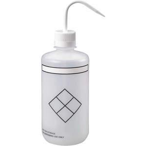 LAB SAFETY SUPPLY 24J917 Waschflasche mit schmaler Öffnung, 1000 ml – 4er-Pack | AB7WVL