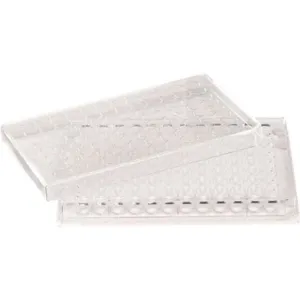 LAB SAFETY SUPPLY 667196 96 Well Tissue Culture Plate With Lid - Pack Of 50 | AA3HYF 11L797