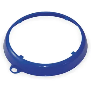 OIL SAFE 207002 Color Coded Drum Ring, Gloss Finish, 0.9 x 6.9 Inch Size, Blue | AC9ZZQ 3LWT4