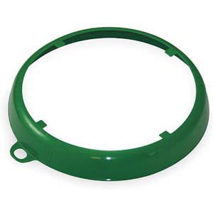 OIL SAFE 207005 Color Coded Drum Ring, Gloss Finish, 0.9 x 6.9 Inch Size, Mid Green | AC9ZZU 3LWT7