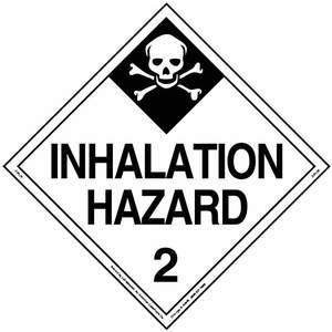 LABELMASTER 35ZL65 Inhalation Hazard Placard 10-3/4 Inch Height | AH6GZT