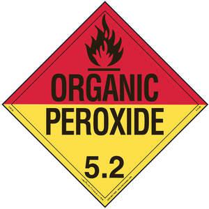 LABELMASTER 35ZL72 Organic Peroxide Placard 10-3/4 Inch x 10-3/4 Inch | AH6HAA