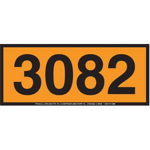 LABELMASTER 35ZL92 Panel Placard 400mm x 160mm UN 3082 | AH6HAX