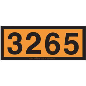 LABELMASTER 35ZL95 Panel Placard 400mm x 160mm UN 3265 | AH6HBA